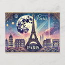 Recherche de paris romantique cartes postales Aquarelle