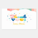 Search for fun rectangle stickers Rainbow