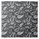 Search for paisley pattern tiles Black