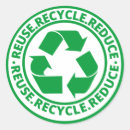 Search for green recycling symbol stickers Eco friendly
