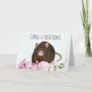 Recherche de rat mignon vœux cartes Animal
