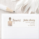 Search for pink princess return address labels Pink and gold