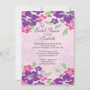 Search for hibiscus flower bridal shower invitations Tropical