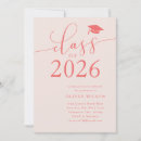 Recherche de pink graduation invitations announcements Typographie