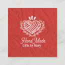 Search for crochet business cards Knitting yarn crochet