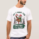 Search for sloth christmas tshirts Kawaii
