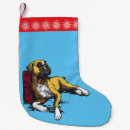 Search for boxer dog christmas stockings Canine