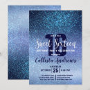 Search for aqua sweet 16 invitations Modern