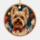 Search for yorkshire terrier ornaments First christmas