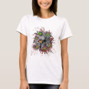 Search for floral skull tshirts Skeleton
