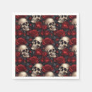 Search for skull napkins Vintage
