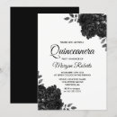 Search for black white quinceanera invitations Roses