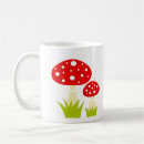 Search for red toadstool mugs Mushroom
