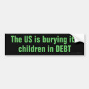 Search for debt bumper stickers Conservative