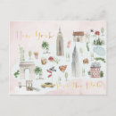 Recherche de illustré cartes postales Aquarelle