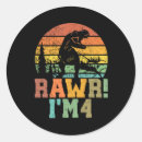 Search for dinosaur t rex stickers Rawr