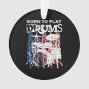 Search for rock band ornaments Drums