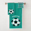 Search for soccer bath towels Green