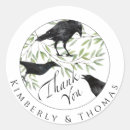 Search for watercolor raven stickers Black bird