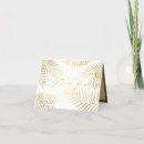 Search for tropical thank you cards Gold foil