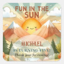 Search for fun in the sun stickers Cute