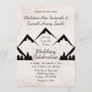 Search for mountain range wedding invitations Nature