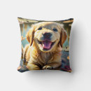 Search for golden retriever pillows Panting