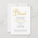 Search for dedication christening invitations Gold