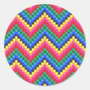Search for zigzag pattern stickers Colourful
