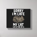 Search for funny cat canvas prints Owner
