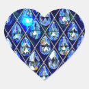 Search for diamond hearts stickers Blue