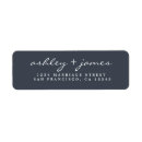 Search for dark blue return address labels Stylish