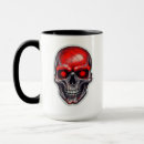 Search for metallic skull mugs Biker