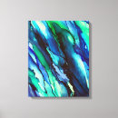 Search for alcohol ink canvas prints Blue