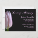 Search for tulips funeral invitations Elegant