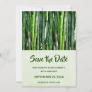 Search for bamboo save the dates Green