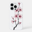 Search for sakura tree iphone cases Black