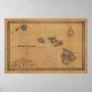 Search for hawaii map posters Antique