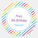 Search for rainbow stripes stickers Party