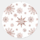 Search for pink snowflakes stickers Pattern