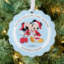 Search for mickey minnie wedding ornaments Mickey mouse holiday