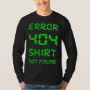 Search for error tshirts Found