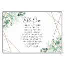 Search for chic table cards Simple minimalist