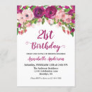Search for purple 21st birthday invitations Elegant