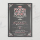 Search for elegant cake bridal shower invitations Flowers