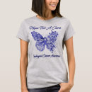 Search for esophageal cancer tshirts Butterfly