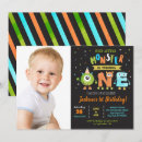 Search for monster 1st birthday invitations Party