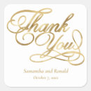 Search for gold foil thank you stickers Luxury