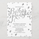 Search for silver confetti invitations Modern