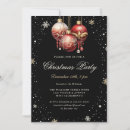 Search for ornaments christmas invitations Black
